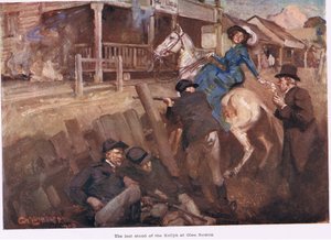 Dernière résistance des Kelly - George Washington Lambert